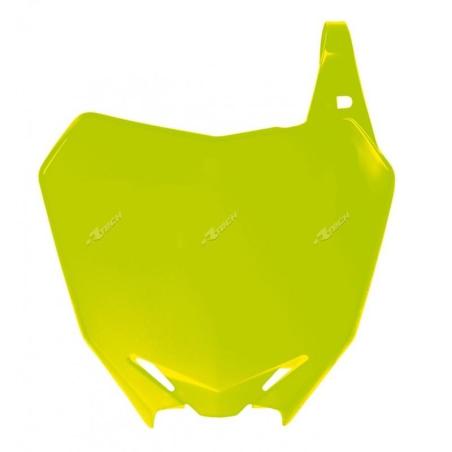 RACETECH R-TBRMZGF0008 : Portanúmeros delantero RACETECH Amarillo Neón Suzuki RM-Z250 / 450