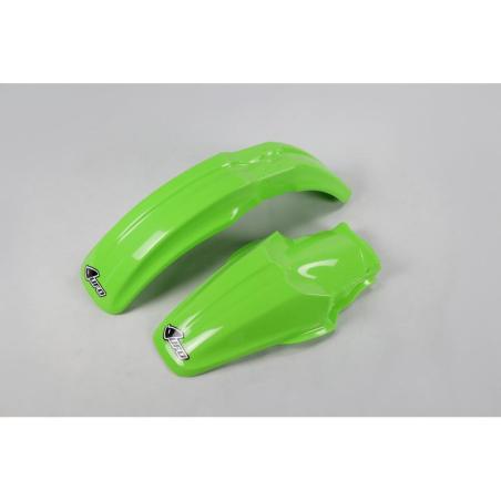 UFO  : Kit guardabarros delantero & Trasero OEM Color  Kawasaki KX85 restylÃ©