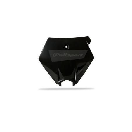 POLISPORT 8660900001 : POLISPORT Front Number Plate Black KTM