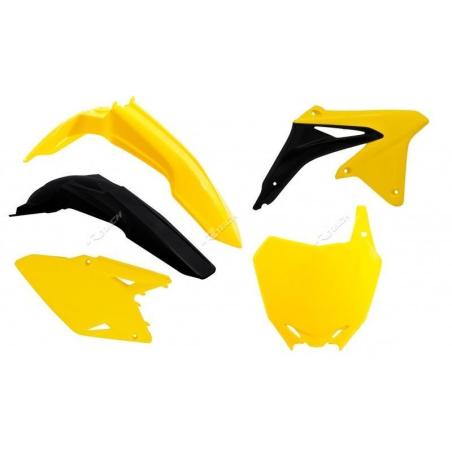 RACETECH R-KITRMZ-OEM-508 : RACETECH Plastic Kit OEM Colour (14-16) Yellow/Black Suzuki RM-Z450