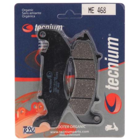 TECNIUM ME468 : Pastillas de freno TECNIUM Scooter orgánicas - ME468