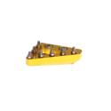 RFX FXRB9010199YL : Puntera de pedal de freno trasero macizo CNC RFX Pro de repuesto (amarillo)