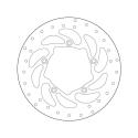 BREMBO 68B407P9 : Disco de freno BREMBO Serie Oro redondo fijo