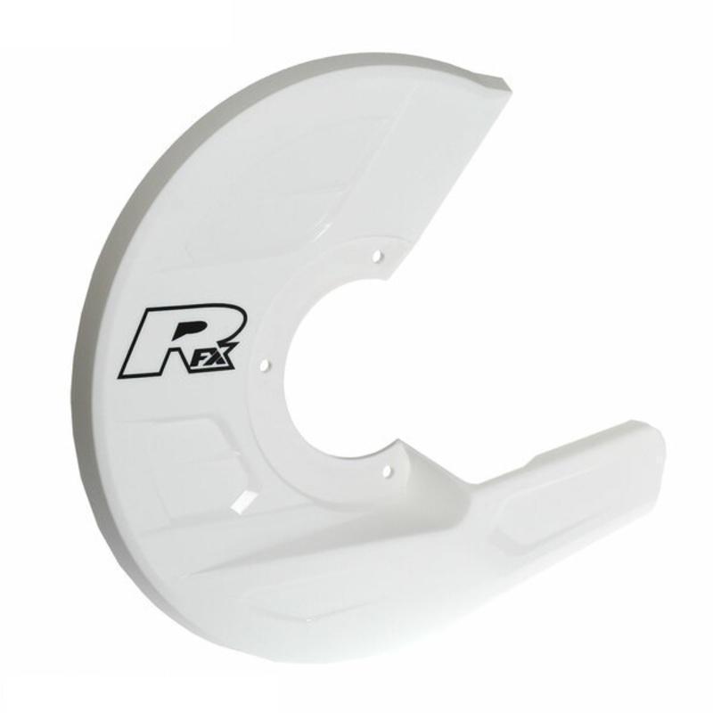 RFX FXDG9010099WH : Protector de disco y pinza RFX Pro (blanco) Universal para adaptarse a los soportes de protector de disco RF