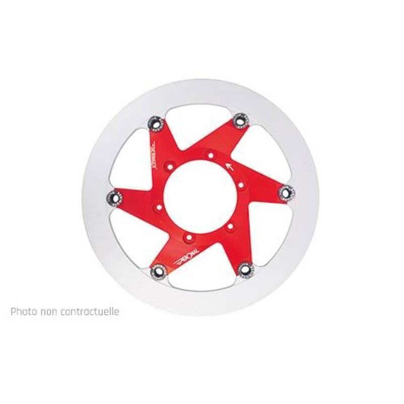 BERINGER H31FR : Disco de freno BERINGER Aeronal redondo flotante - rojo