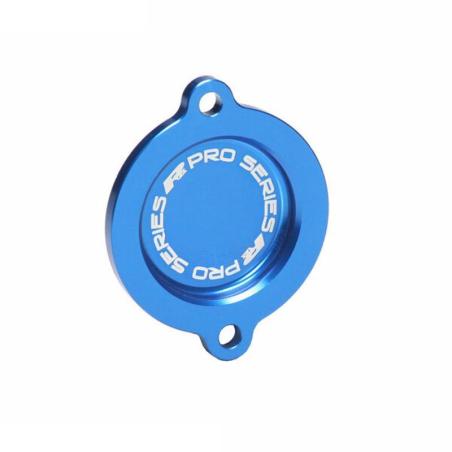 RFX FXFC7030099BU : Tapa del filtro de aceite RFX Pro (azul) - Husqvarna FE/FC450