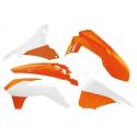 RACETECH R-KITKTM-OEM-495 : Kit plastica RACETECH OEM Color (15-16) naranja/blanco KTM
