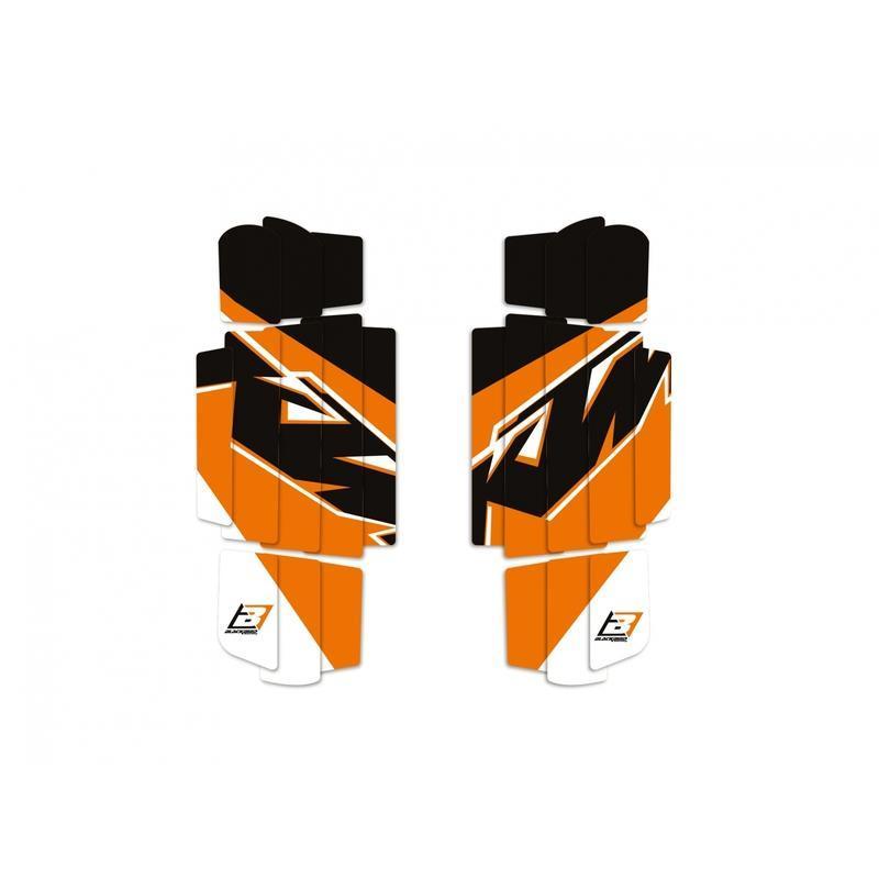 BLACKBIRD A504R21 : Adhesivos para rejillas de radiador BLACKBIRD Replica Trophy 2022 - KTM SX/SX-F