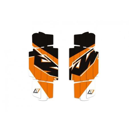 BLACKBIRD A504R21 : Adhesivos para rejillas de radiador BLACKBIRD Replica Trophy 2022 - KTM SX/SX-F