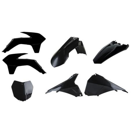 POLISPORT 90640 : Kit de plásticos POLISPORT negro - KTM XC