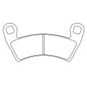 CL BRAKES 1229ATV1 : Juego de pastillas sinterizadas CL BRAKES (1229ATV1)
