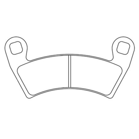 CL BRAKES 1229ATV1 : Juego de pastillas sinterizadas CL BRAKES (1229ATV1)