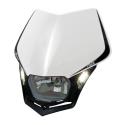 RACETECH R-MASKBNNR009 : Careta con faro RACETECH led
