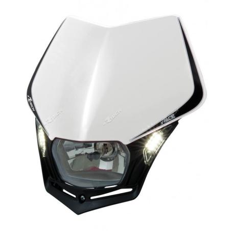 RACETECH R-MASKBNNR009 : Careta con faro RACETECH led