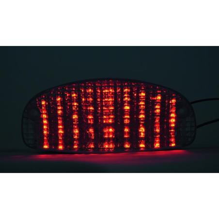 BIHR TZH-052-INT : Piloto trasero BIHR Led con intermitentes integradoHONDA HORNET 600