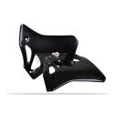 POLISPORT 8410000002 : Tapas de radiador POLISPORT - negro Honda CRF250R / CRF450R