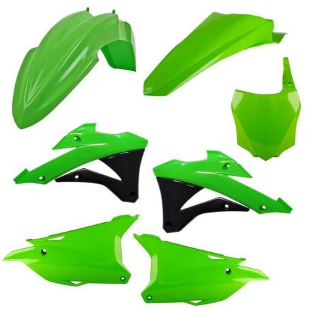 POLISPORT 91333 : Kit plástica POLISPORT color original - Kawasaki KX 85 (92)