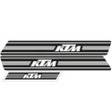 TECNOSEL 25V01/01 : Kit adhesivos TECNOSEL OEM KTM GS 74-76 fondo negro