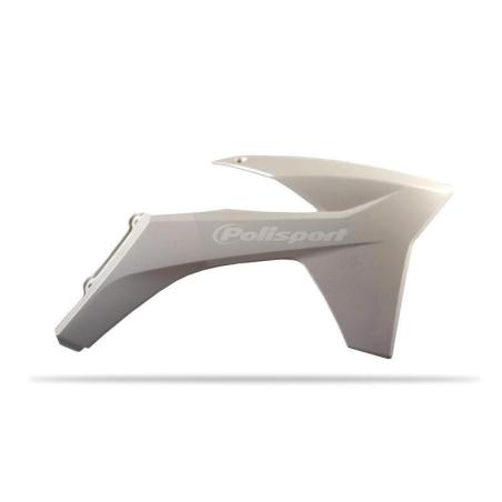 POLISPORT 8428600001 : POLISPORT Radiator Covers White KTM