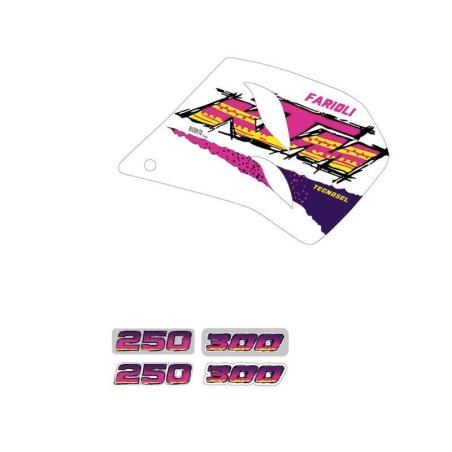 TECNOSEL 25V00 : Kit adhesivos TECNOSEL Replica Team KTM Enduro 1994