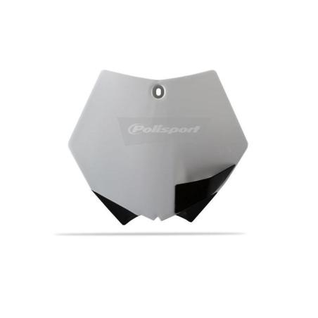 POLISPORT 8664400007 : POLISPORT Front Number Plate White KTM