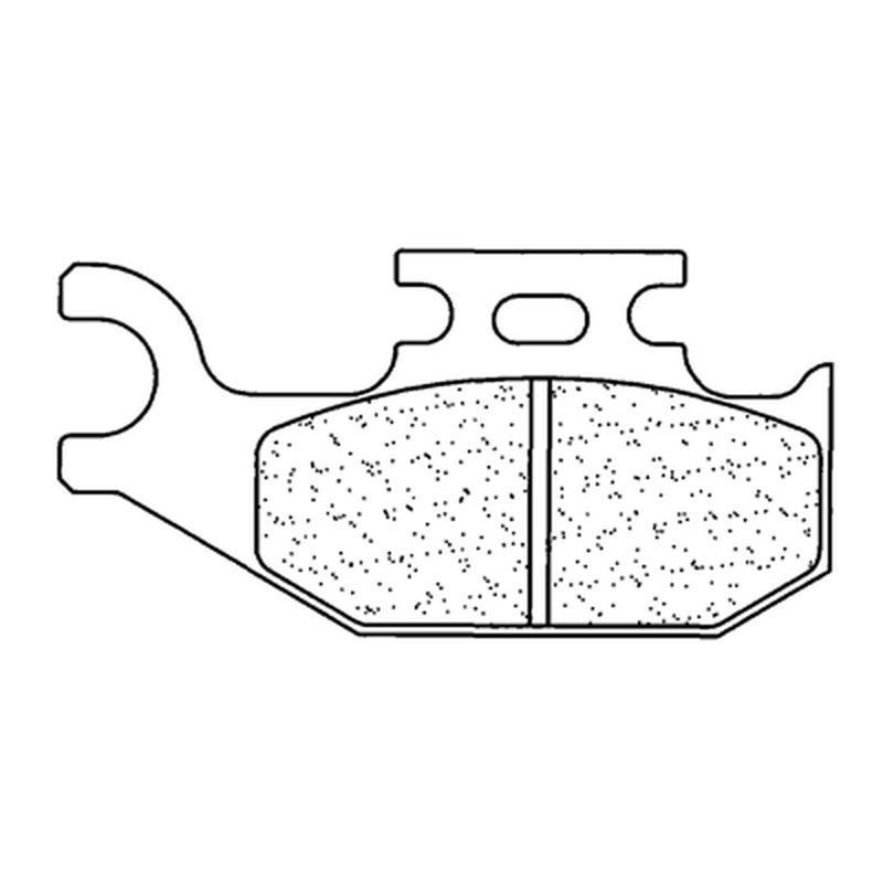 CL BRAKES 1235ATV1 : Juego de pastillas sinterizadas CL BRAKES (1235ATV1)