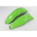 UFO  : Kit guardabarros delantero & Trasero OEM Color  Kawasaki KX450F