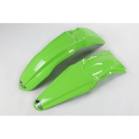 UFO  : Kit guardabarros delantero & Trasero OEM Color  Kawasaki KX450F