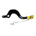 RFX FXRB3020099YL : Pedal de freno trasero RFX Pro FT (negro/amarillo) - Suzuki RMZ250/450