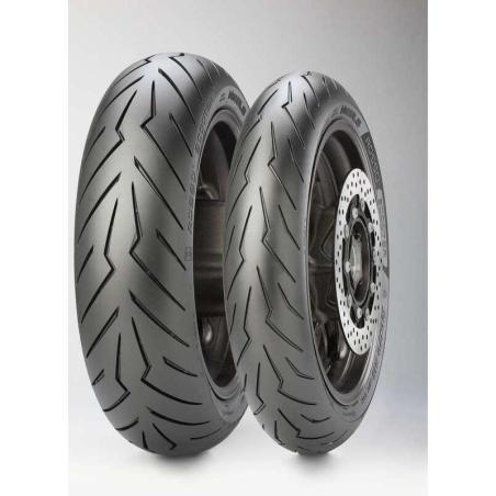 PIRELLI 2768600 : Neumático PIRELLI DIABLO ROSSO SCOOTER (F) 120/70 R 14 M/C 55H TL