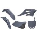 RACETECH R-KITYZ0-GR0-085 : RACETECH Plastic Kit - Quantum Grey Yamaha YZ85
