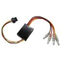 HIGHSIDER 254-300B1 : Unidad de control de recambio HIGHSIDER para piloto intermitente Blaze 3en1 (con conector negro)