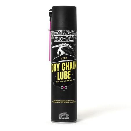 MUC-OFF  : Grasa de cadena (para seco) con PTFE (teflon) MUC-OFF Motorcycle Dry Chain Lube Spray 400mlx12