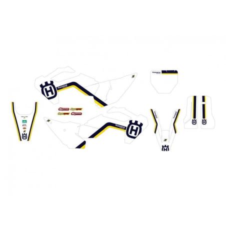 BLACKBIRD 2616AA : Kit de adhesivos BLACKBIRD Retro - Husqvarna FC/TC