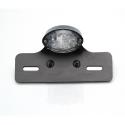 V PARTS 034-1-BR : Piloto + soporte de matricula negro universal V PARTS