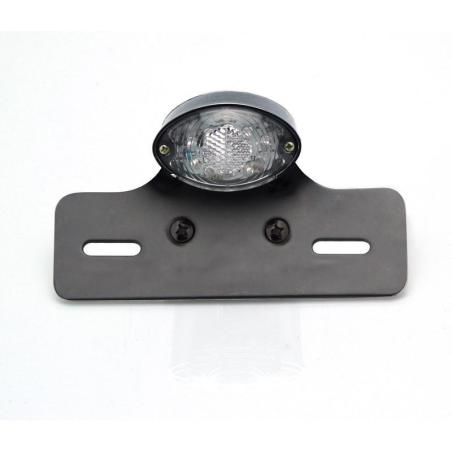 V PARTS 034-1-BR : Piloto + soporte de matricula negro universal V PARTS