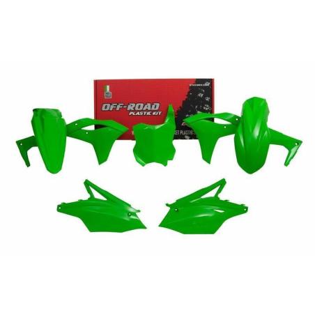RACETECH R-KITKXF-VE0-519 : RACETECH Plastic Kit OEM Color (2020) Kawasaki KX250/KX250F