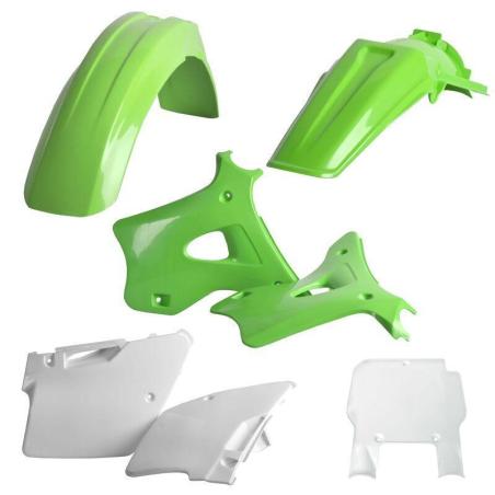 POLISPORT 91339 : Kit plástica POLISPORT color original - Kawasaki KX 125/250 (94-95)