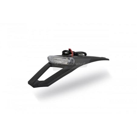 POLISPORT 8569500001 : Portamatrículas Polisport negro con luz LED
