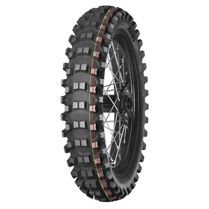 MITAS 70000941 : Neumático MITAS TERRA FORCE-MX SM 70/100-10 (2.50-10) 41M TT SOFT MEDIUM TERRAIN RED YELLOW NHS