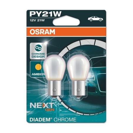 OSRAM 7507DC-02B : Bombilla OSRAM Diadem PY21W 12V/21W - X2
