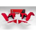 RACETECH R-KITCRF-OEM-599 : RACETECH Plastic Kit OEM Color (2017) Red/Black/White Honda CRF450R