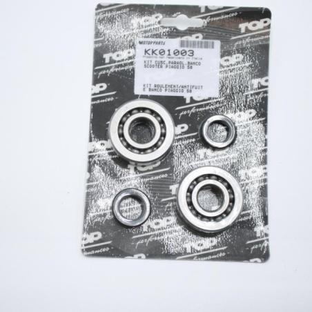 TOP PERFORMANCES KK01003 : Kit rodamientos y retenes de cigüeñal TOP PERFORMANCES motor Piaggio