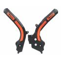 RACETECH R-PRTKTMNRAR1 : Protector de Chasis Bi-Material RACETECH Negro / Naranja