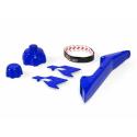 RACETECH R-GASCANACBL0 : Kit accesorios lata de combustible RACETECH Blue