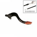 RFX FXRB5010199OR : Pedal de freno trasero RFX Pro ST (anodizado duro negro/naranja) - KTM SX/SX-F 125-525