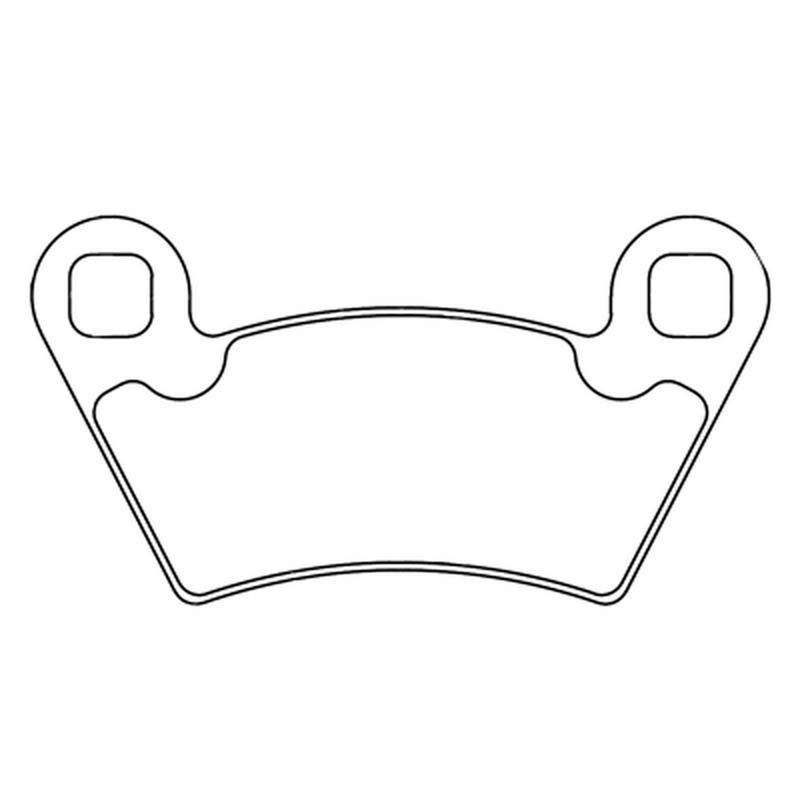 CL BRAKES 1230ATV1 : Juego de pastillas sinterizadas CL BRAKES (1230ATV1)