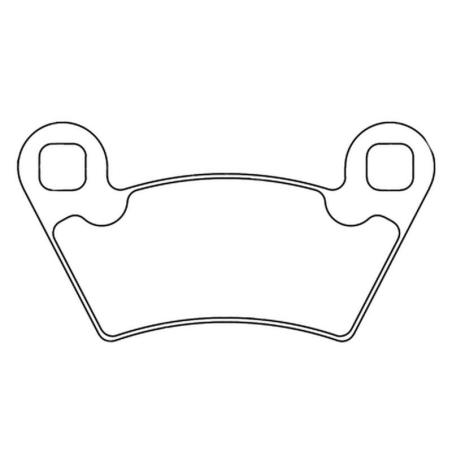 CL BRAKES 1230ATV1 : Juego de pastillas sinterizadas CL BRAKES (1230ATV1)