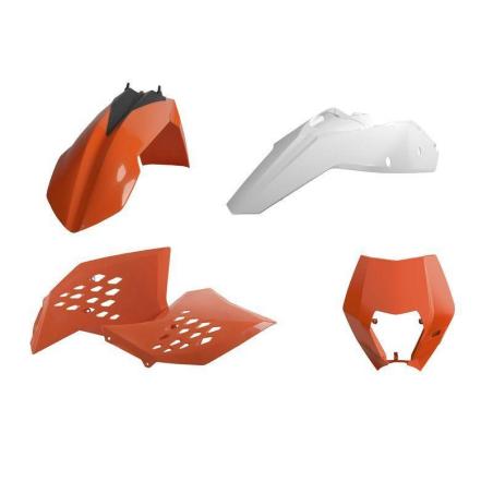 POLISPORT 90853 : Kit plástica POLISPORT color original 90853 - KTM EXC / EXC-F (08-11)
