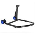 BIHR  : Caballete monobrazo derecho BIHR Home Track color negro mate y ruedas azules